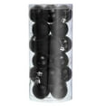thumbnail image 1 of 24Pcs 1.5' Bolas de Navidad Unique Bargains Adornos Decorativos Colgantes Negro, 1 of 7