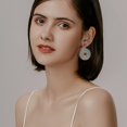 thumbnail image 4 of Aretes Elegance 11 Diseños Azul Naranja Hechos a Mano con Cuentas, 4 of 7