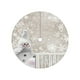 thumbnail image 2 of Christmas Snowflake Tree Skirt Holiday Decorations And Accessories Short Pile Printed Christmas Tree Skirt, 2 of 6