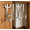 Silver, variant on 2 Packs Over The Door Hooks, No Drill Wall Hooks for Hanging Coat, Towel, Bag in Bathroom, Closet