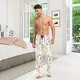 thumbnail image 7 of Purple Unicorn Figure Mens Cotton Pajama Pant Sleep and Lounge Bottons with Pockets, 7 of 7