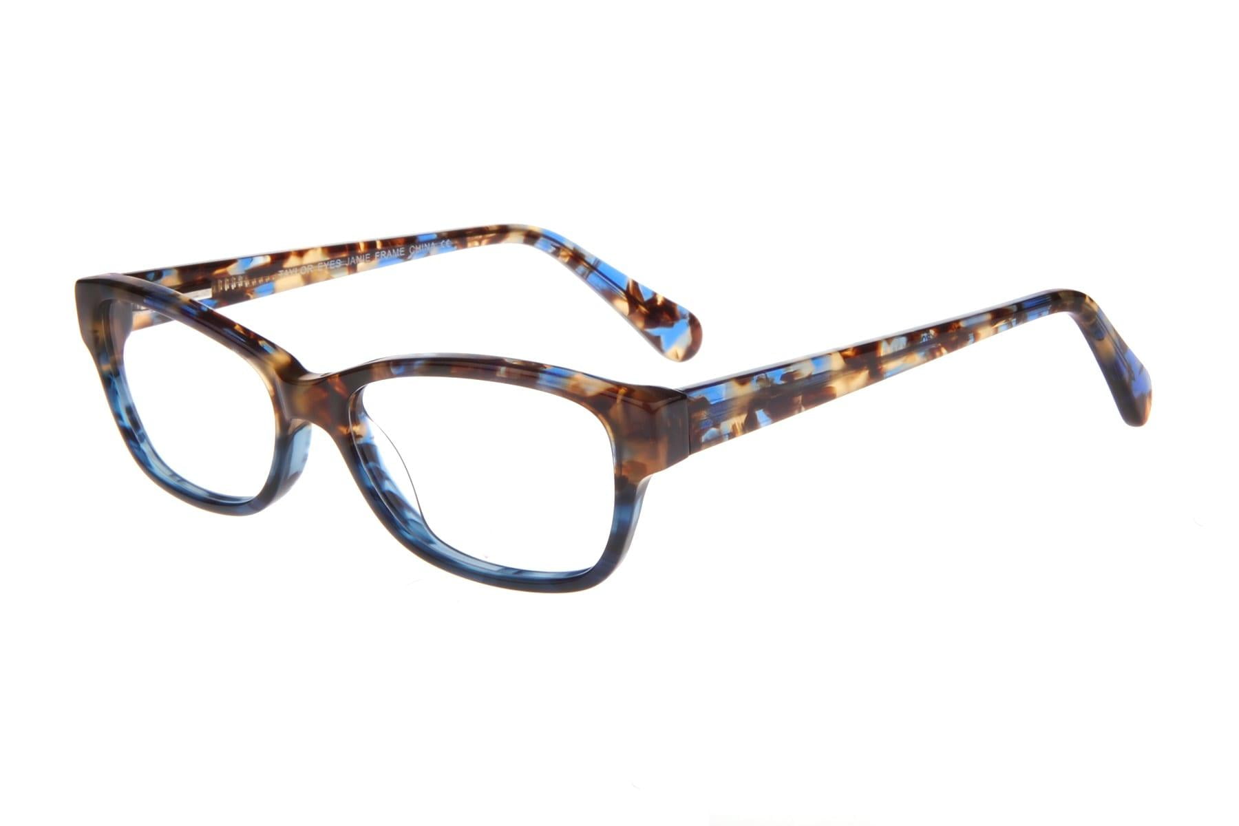 NEW Taylor Eyes Blue Marble REBA Eyeglasses 51mm with Case  display picture 3