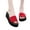 Red, variant on Platform Sandals for Women Glitter Yoga Mat Walking Slide Shoes Open Toe Summer Beach Slippers