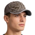 thumbnail image 3 of QASIEATN Cozy Visor Hat for Women American Baseball Cap Soft Top Washed Baseball Cap Versatile Sun Hat Fall Fashion Accessories, 3 of 5