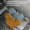thumbnail image 3 of Platos de Silicona U Chef Azul con Succión Dividida para Bebé y Niños Pequeños, 3 of 5