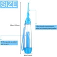 Tonsil Stone Remover Dental Water Jet Flosser Manual Pump Type Low