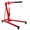 red, variant on 2ton Yellow Folding Crane, 4000lbs Hydraulic Engine Hoist with 4-position Adjustable Boom, Mobile Engine Shop Hoist Lift with Universal Castors & Reinforced Base for Auto Repair, Garage Workshop