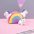 thumbnail image 3 of ZippyPaws - Zippy Burrow Interactive Squeaky Hide and Seek Plush Dog Toy - Unicorns in Rainbow, 3 of 5