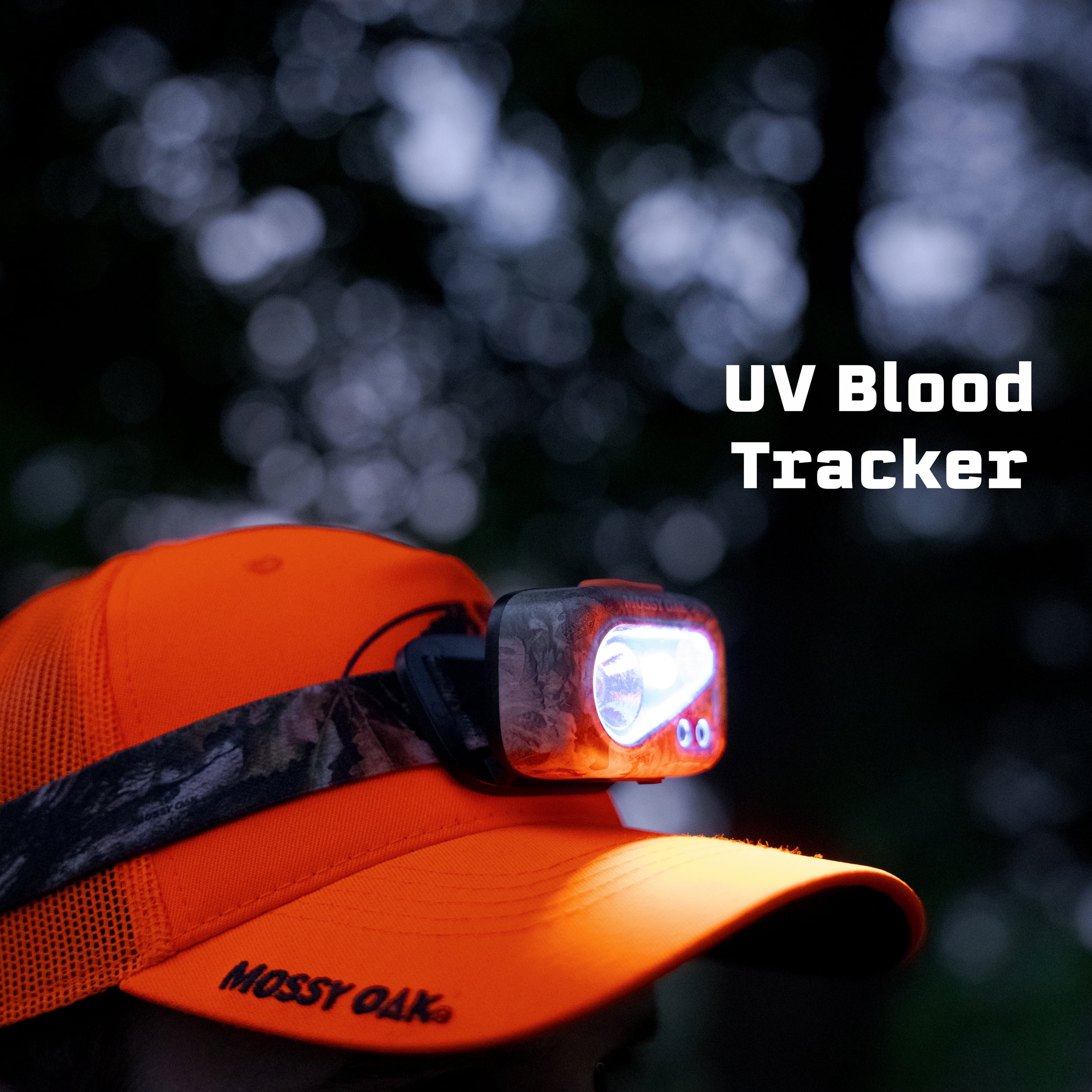 Mossy Oak Ultimate Sportsman Headlamp, Rechargeable, 350 Lumens with Motion Sensor, Camouflage, Unisex