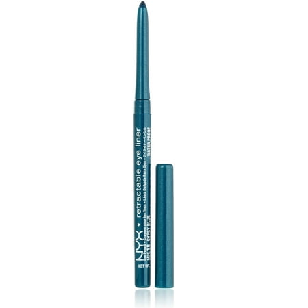 NYX Retractable Eye Liner Pencil, Gypsy Blue [MPE18] 1 (Best Blue Eyeliner In India)
