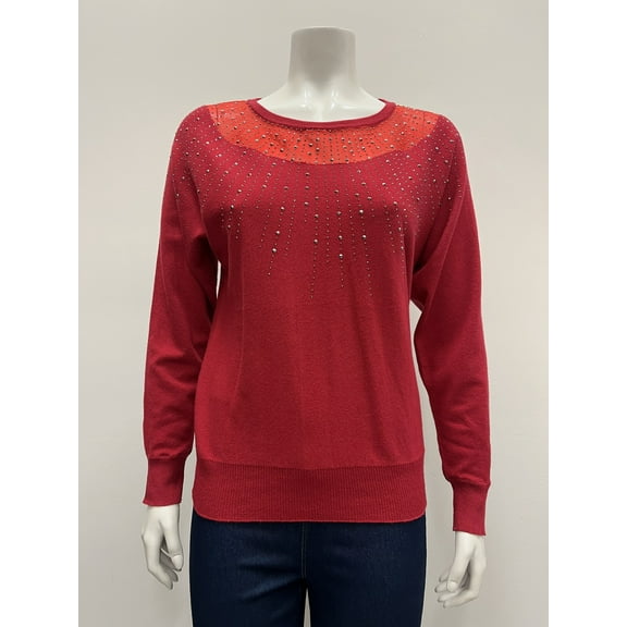 80 Park pullover long sleeve scoop neck dolman Sweater
