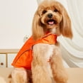 thumbnail image 4 of Greeniant Chubasquero impermeable para perros, elegante, fácil de limpiar, cómodo, revestimiento impermeable, chubasquero para perros rojo L Type1 NO1, 4 of 6