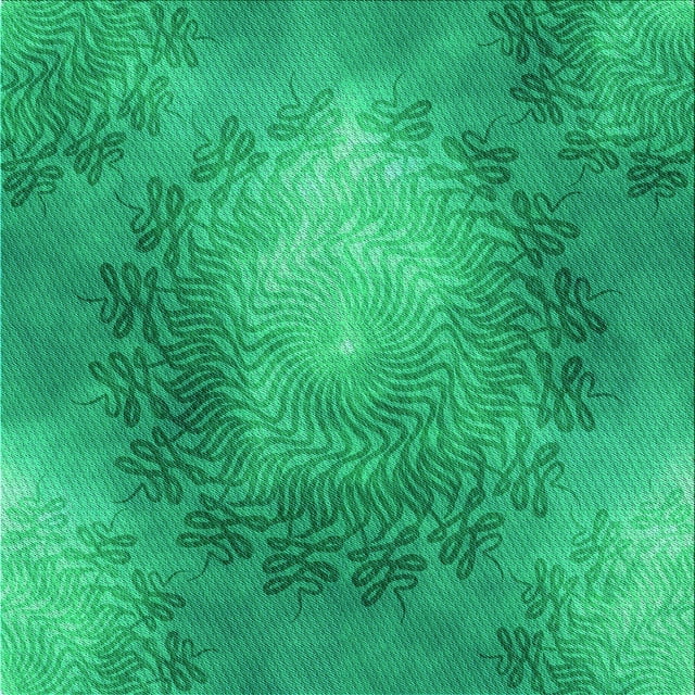 Ahgly Company Machine Washable Indoor Square Transitional Spring Green Area Rugs, 4' Square