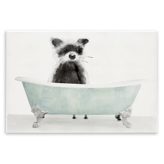 Stupell Industries Eclectic Raccoon In A Tub Wall Plaque Art, 15 x 10, by Stellar Design Studio