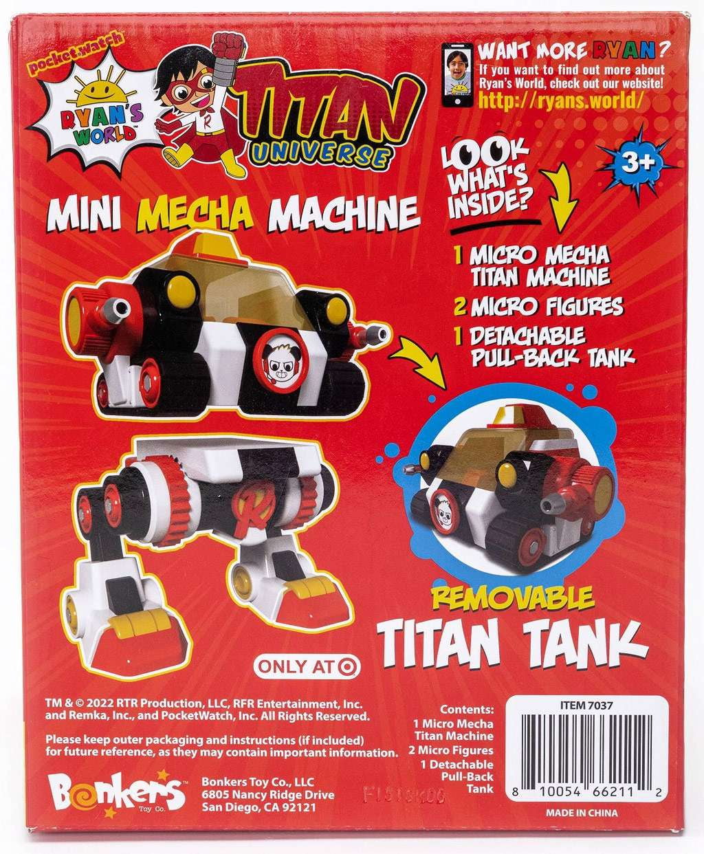 Ryan's World Titan Universe Mini Mecha Machine Set