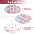 thumbnail image 5 of 60 Pcs Valentines Day Wall Decals, Heart Wall Stickers Decor, Removable DIY Eco-Friendly PVC Wall Decals, for Wedding Anniversary Party Bedroom Home Office School Baby Room Decor, Pink, 5 of 7
