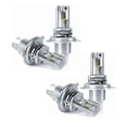 thumbnail image 1 of H4 LED Bulb, 6500K White for 12V-24V Car Hi/Lo Beam Conversion Headlight Bulb Kit. (4 Pcs), 1 of 5
