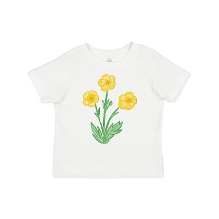 

Inktastic Yellow Buttercup Flowers Gift Toddler Boy or Toddler Girl T-Shirt