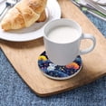 thumbnail image 5 of Cute Koala Pattern Coaster, Drinks Round Absorbent Stone Set with Ceramic Stone and Cork Base, Tabletop Protection Mats and Cups Place for 2PCS Home Decor, 5 of 6