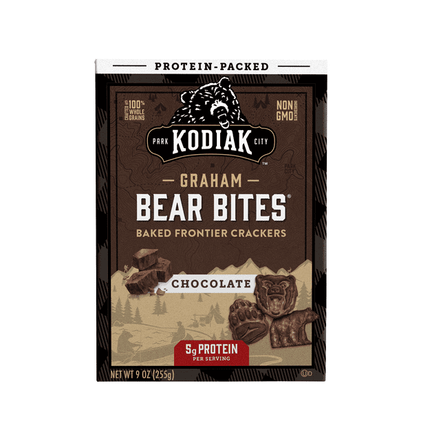 Kodiak Protein Chocolate Graham Cracker Bear Bites, 9 oz