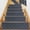 Design A Gray, variant on Stair Treads for Wooden Steps Indoor, 15 Pack 8" X 30" Non Slip Carpet Stair Treads with Reusable Adhesive for Kids Elders and Dogs, Surface Polyester Dark Grey