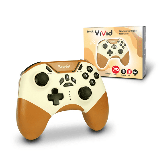 Brook Vivid Wireless Controller for the PC/IOS/Android/Nintendo Switch