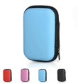 thumbnail image 2 of Portable Earphone Carry Case with Zipper Earbud Wired Earphone Earbud Carry Case Headset Storage Box Organizer Multi-purpose Protection Pouch Office Red, 2 of 7