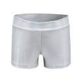 thumbnail image 2 of Pounoo New 2025 Girls Shorts Size 10-12 Fashion Solid Summer Shorts Elastic Waisted Quick Drying Shorts for Girls, 2 of 4