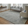 thumbnail image 2 of Feizy Eastfield Modern Abstract, Silver/Gray, 5' x 8' Area Rug Sheen Handmade Casual Distressed Floor Rug for Living room Bedroom, 2 of 8