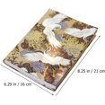 thumbnail image 2 of HUGFEGWE Book Cover Sleeve Paperback Protector: Book Covers for Hardcover - Soft Cloth Book Protector with Flower Pattern - Adjustable Book Sleeve for Notebook Bible Planner Book Lovers Accessories, 2 of 9