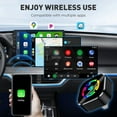 thumbnail image 2 of Wireless CarPlay Adapter for iPhone Android, Upgraded Mini USB 2 in 1 Bluetooth Plug and Play, 2 of 7