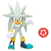Sonic The Hedgehog Sonic 4inch Silver Figure