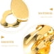 thumbnail image 5 of 20 piezas de clips de oreja en aretes Convertidor de componentes de aretes redondos planos Herramientas de joyería para bricolaje Pendiente Ninguno Orejas perforadas (10 mm, dorado), 5 of 5