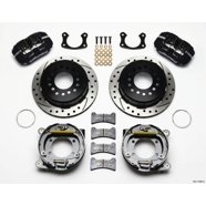 Wilwood Forged Dynalite P/S Park Brake Kit Drilled Red Ford 8.8 w/2.5in Offset-5 Lug