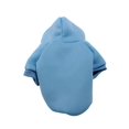 thumbnail image 2 of Fashion Solid Color Warm Puppy Dog Hoodies Sweater Coat Sweatshirt Pet Clothes-M,Sky Blue, 2 of 3