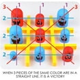 thumbnail image 5 of Big Eat Small Tic Tac Toe Juego de mesa, 2 jugadores Azul Rojo Gobblet Gobblers Sorpresa Tic Tac Toe Juego de mesa Juegos familiares para jugar y un juego clásico Decoración del hogar oso de fresa Electrónica, 5 of 5