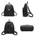 thumbnail image 3 of Mochila Para Mujer Nevenka Bolsa de Hombro Casual de Piel Sintética Negro Mediano, 3 of 5