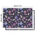 thumbnail image 6 of Pioneer Flower Floral Print Pattern Summer Placemats Table Placemats Set Of 4-Linen Kitchen Washable Placemats Table Mats 12x18 Inch Non-Slip Heat Resistant, 6 of 6