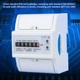 thumbnail image 4 of Medidor eléctrico Digital de 220V, 1 fase, 2 cables, 4P, carril DIN, medidor electrónico de KWh, medidor de potencia de voltaje eléctrico, lector Detector(80A), 4 of 8