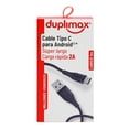 thumbnail image 1 of Cable Tipo C Duplimax 3 m Negro, 1 of 4