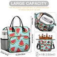 thumbnail image 5 of OBREWU Summer Watermelon Women's Insulated Leakproof Large Lunch Bag, Oxford Cloth, 5 of 7