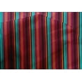 thumbnail image 3 of oneOone Cotton Silk Fabric Multicolor Stripe Print Fabric BTY 42 Inch Wide, 3 of 3