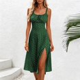 thumbnail image 6 of MYAOYI Womens Summer Sleeveless Dress Polka Dot A-Line Dress, 6 of 8