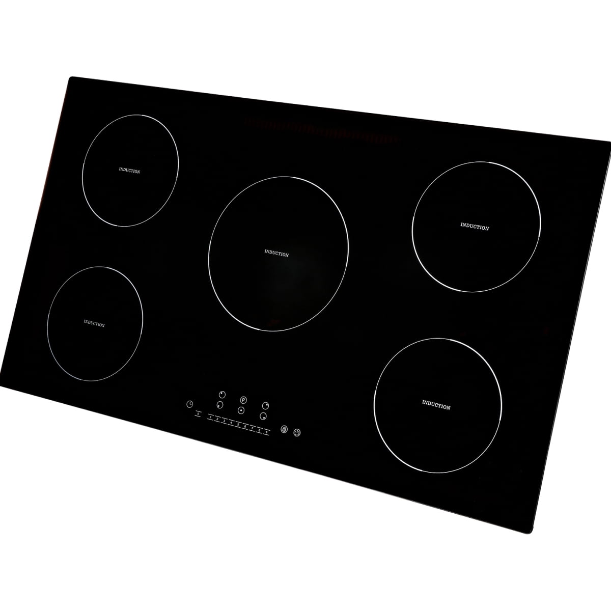 36 Inch Induction Cooktop 5 Burners Electric Stove Top 9200W Built-in Ceramic Cooktop with LED Touch Control Child Lock Safety