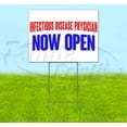 thumbnail image 1 of Infectious Disease Physician Now Open (18" x 24") Yard Sign, Includes Metal Step Stake, 1 of 6