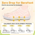 thumbnail image 5 of Barerun Toddler Shoes Boys Girls Non-Slip Sneakers Flats,Wide, Pull-On, Square Toe,Black,13 Little Kid, 5 of 9