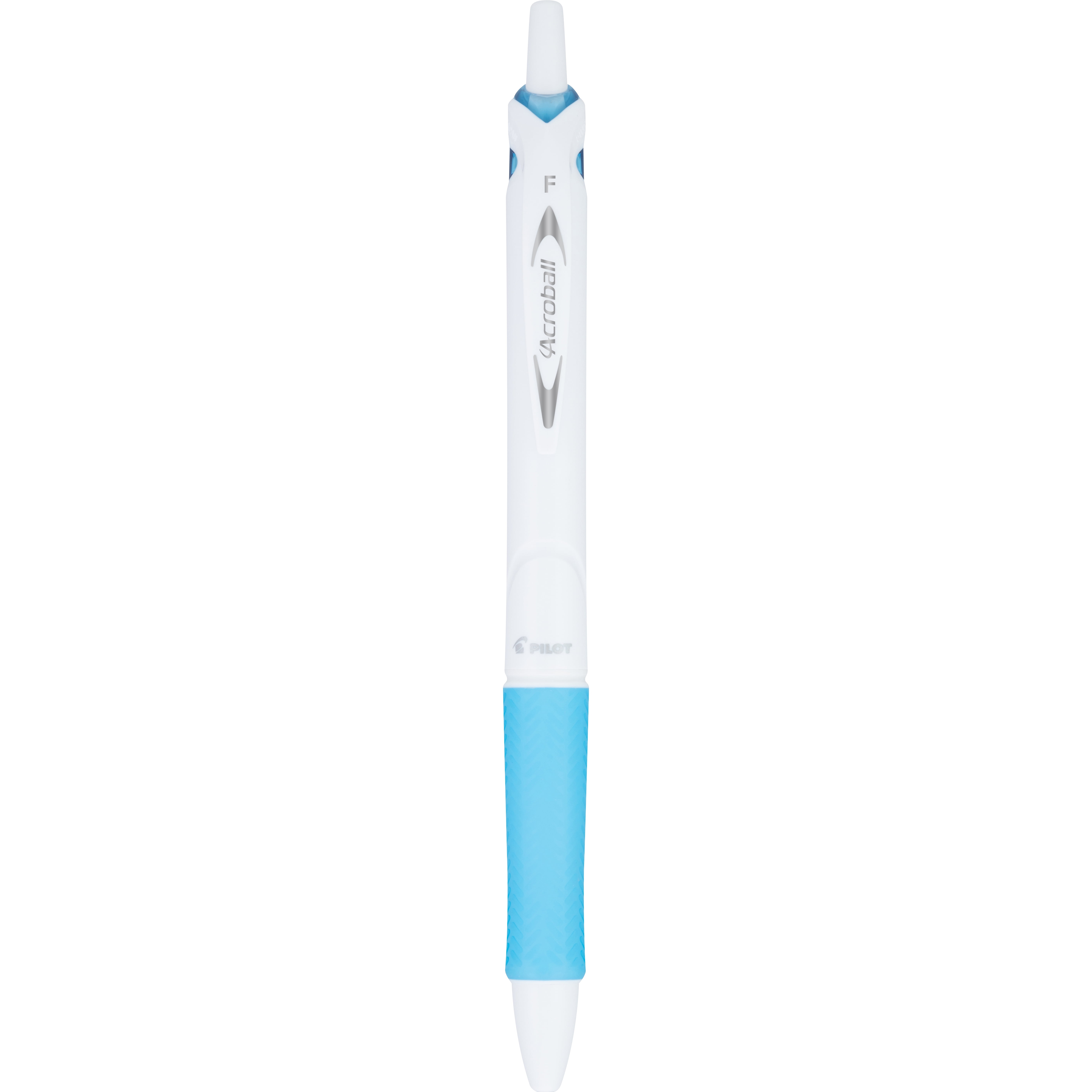 Pilot Acroball Advanced Ink Retractable Pen, Medium Point (1.0mm), Black Ink, 5 Count
