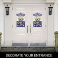 thumbnail image 6 of G128 Combo Pack Garden Flag Hanger 14IN & Garden Flag Welcome to the Dog House Yellow Labrador Printed 12x18IN Double Sided Yard Lawn Decoration, 6 of 9