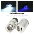 thumbnail image 4 of Microscope Portable, Couvercle de Protection Pliable Mini Microscope 2 Lumières LED 45X avec Pochette en Cuir pour Pièces de Monnaie, 4 of 8
