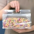 thumbnail image 3 of AMERTEER 5 Sacs de Rangement Alimentaires Réutilisables en silicone Étanches Sacs d'Organisateur de Cuisine Sacs Alimentaires Contenants de Rangement de Voyage Sacs sous Vide Sacs Scellés Sacs de Rangement Spéciaux pour Réfrigérateur Réutilisables, 3 of 7